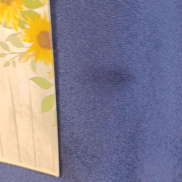 Vintage Talbots Women's Classic Silk Blue Long Sleeve Button Up Midi Dress sz 10 - Picture 14 of 15